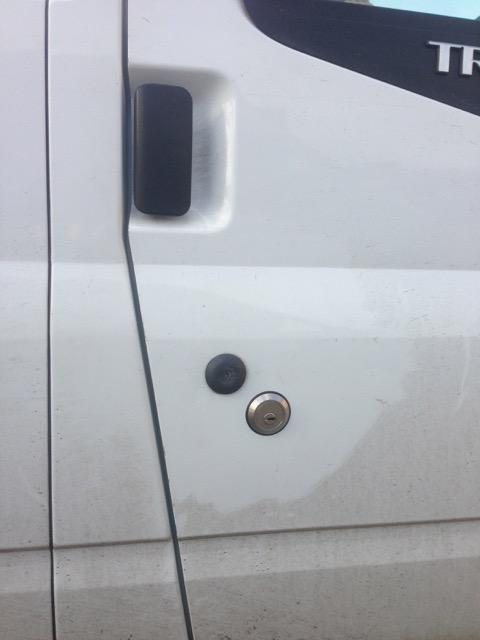 Transit Mk6 and Mk7 cab door slamlock