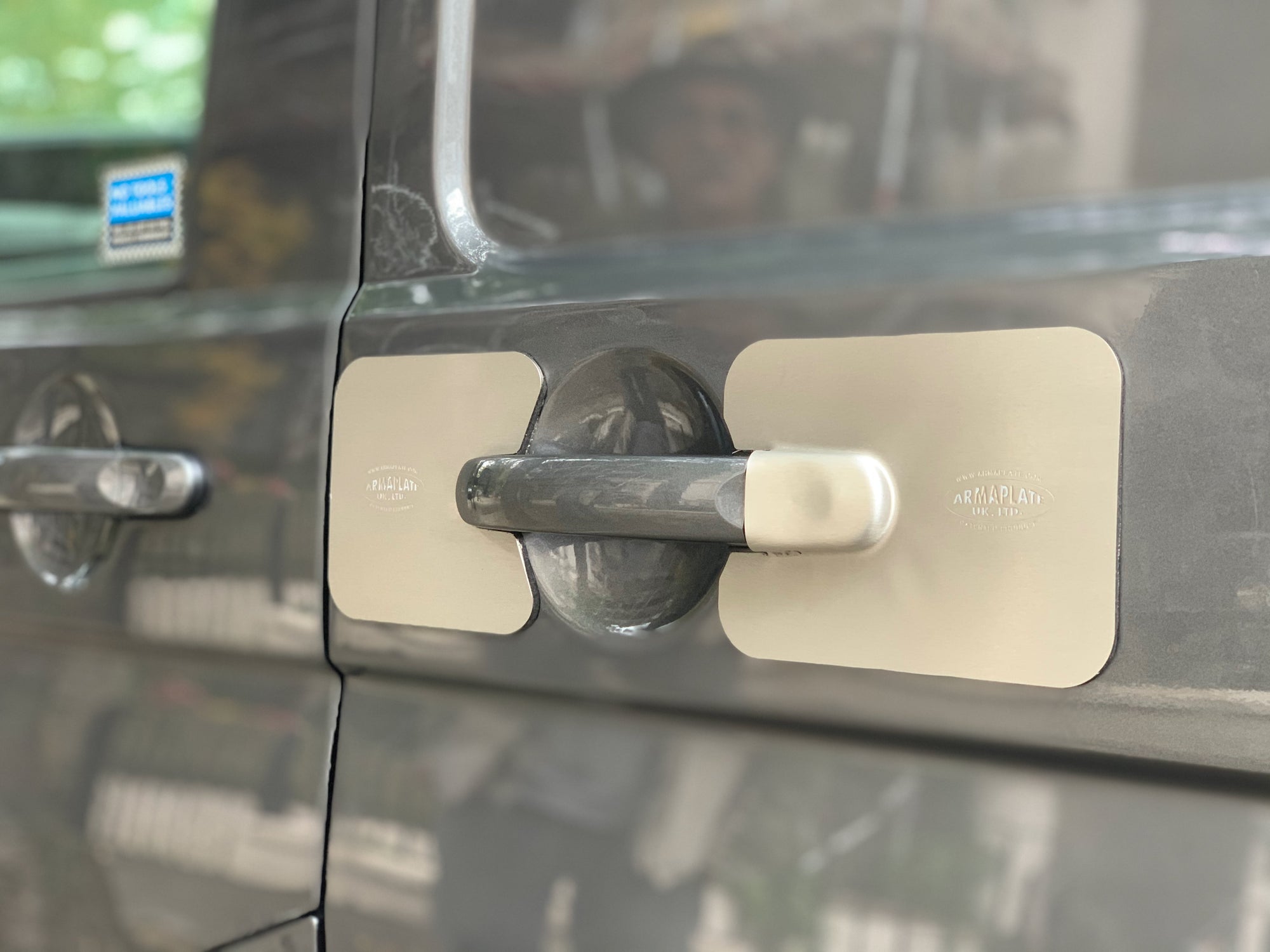 Armaplate Sentinel offers superior protection for your van door handles