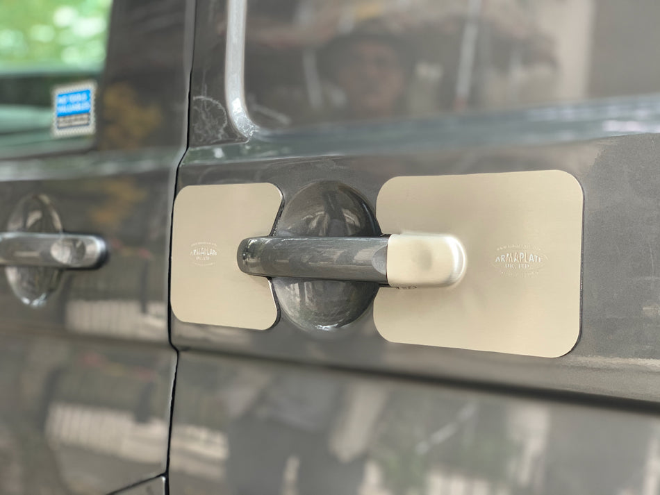 Armaplate Sentinel offers superior protection for your van door handles