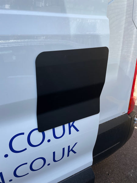 Ford Transit Mk8 black door plate