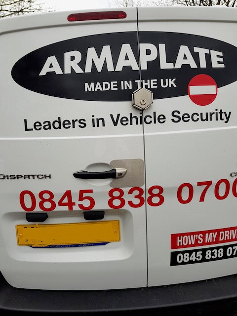 NEW Vauxhall Vivaro 2019 rear door Armaplate