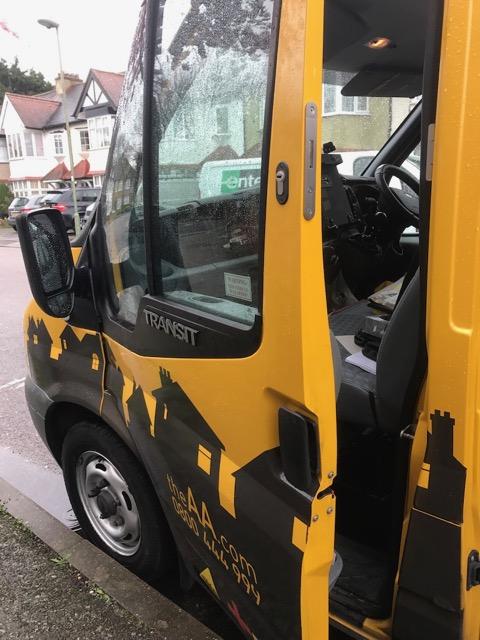 Transit 2000 cab door deadlock