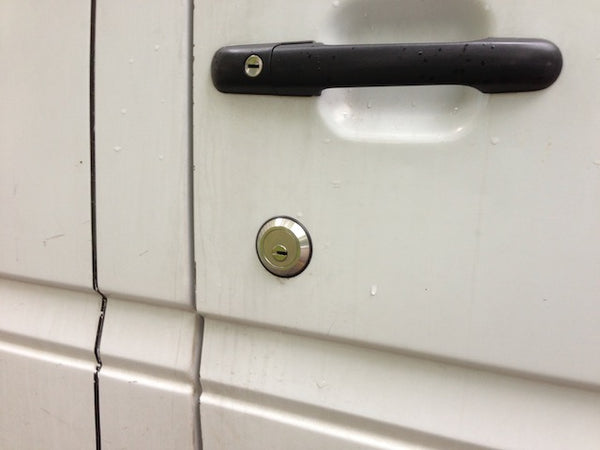 VW LT drivers door slamlock